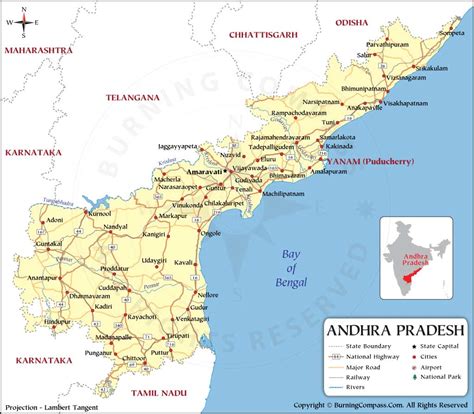 Andhra Pradesh Map, AP Map, Andhra Map, AP Bhunaksha