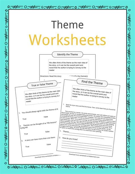 Theme Worksheets, Examples & Description For Kids