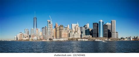 New York City Manhattan Downtown Skyline Stock Photo (Edit Now) 155851175