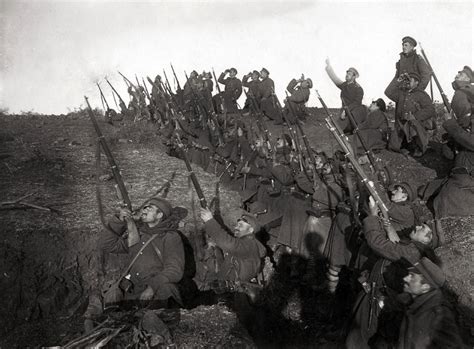 Bulgarian soldiers in a trench during World War I image - Free stock ...