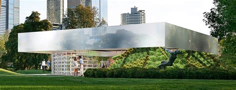 OMA's MPavilion Boasts Floating Roof | Designs & Ideas on Dornob