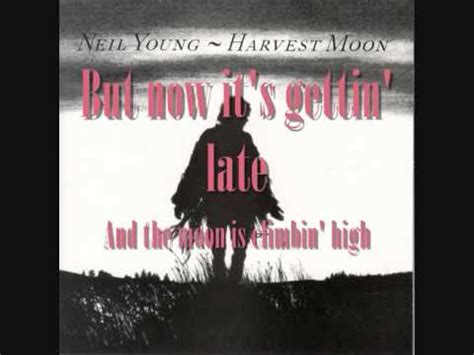 Neil Young - Harvest Moon Lyrics - YouTube