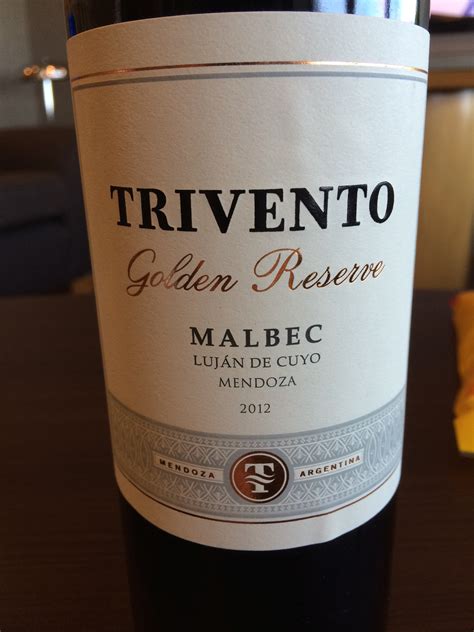 Trivento Golden Reserve Malbec 2012 | Caspernick's Blog