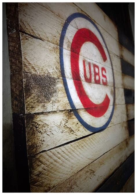 Chicago Cubs Flag Chicago Cubs Banner Chicago Cubs Sign