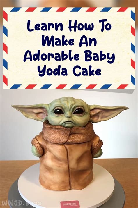 Learn How To Make An Adorable Baby Yoda Cake | Yoda cake, Yoda cake ...