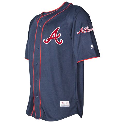 MLB Atlanta Braves Adult Buttom-Down Jersey - Walmart.com