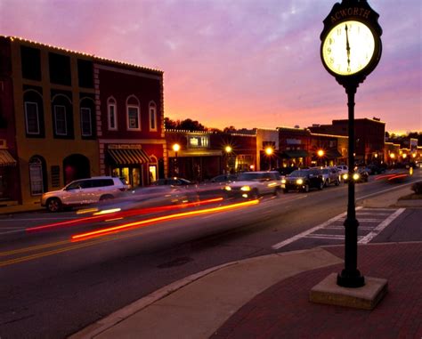 Downtown Acworth at dusk | Powder Springs, GA: home since 1993 | Pint…