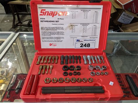 SNAP-ON 48PC MASTER RETHREADING TAP AND DIE SET