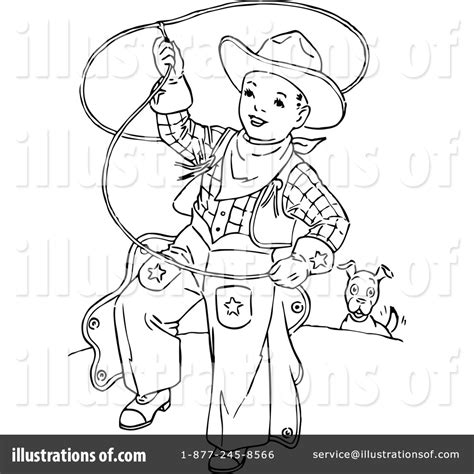 Cowboy Clipart #1113734 - Illustration by Prawny Vintage