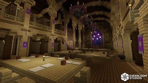 Minecraft Wizard School | Minecraft underground, Minecraft school ...