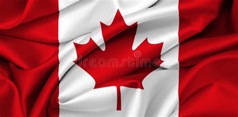 Canadian flag - Canada stock illustration. Illustration of leaf - 3401058