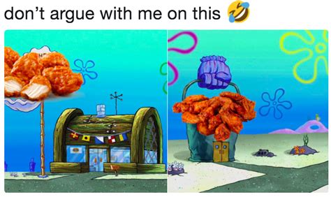 don’t argue with me on this 🤣 | Krusty Krab vs. Chum Bucket | Know Your Meme