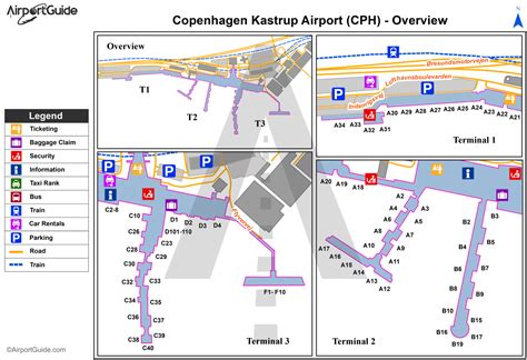 Kastrup Airport Map