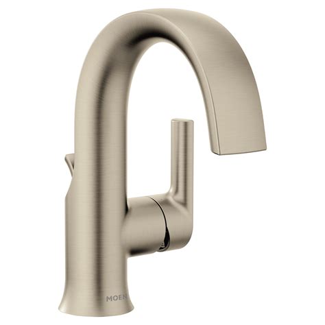 Moen Brushed Nickel Single Handle Bathroom Faucet – Everything Bathroom