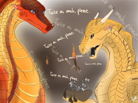 Twice as much, please by Leudonyx on DeviantArt | Wings of fire dragons, Wings of fire, Fire art