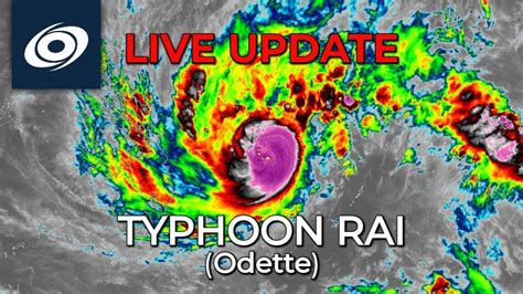 TYPHOON ODETTE (RAI) LIVE SATELLITE IMAGE - YouTube