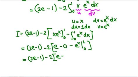 Integration By Parts Examples And Solutions