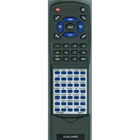 Replacement Remote for MARANTZ 307010077005M, RT307010077005M, RC011SR, AV7005, SR6005, SR7005 ...