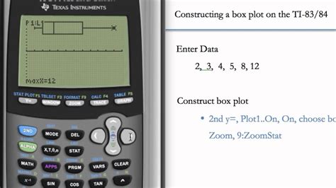 Boxplot and Five-Number Summary (TI-83 & TI-84) - YouTube