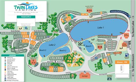 CAMPGROUND MAP – Twin Lakes Camping