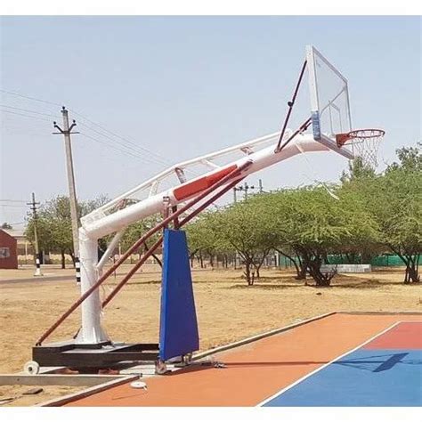 Basketball Pole - Basketball Pole Round Pipe Umbrella System ...