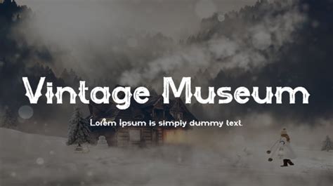 Vintage Museum Font : Download Free for Desktop & Webfont