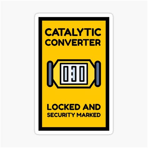 "Catalytic Converter Anti theft" Sticker for Sale by samtrepeneur ...