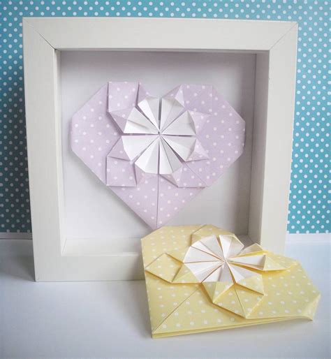 origami heart valentine's day card by paperbuzz | notonthehighstreet.com