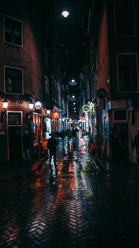 Street Night, Rainy City Street HD phone wallpaper | Pxfuel