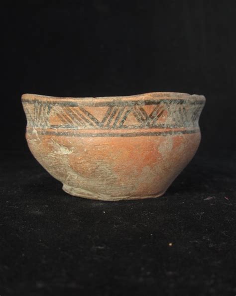 Indus valley pottery bowl painted - 70 mm - Catawiki