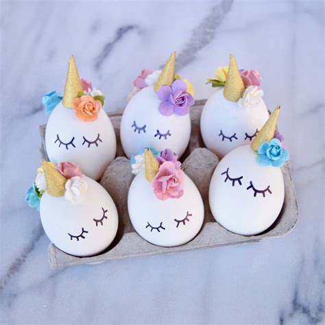 DIY Unicorn Easter Eggs Tutorial