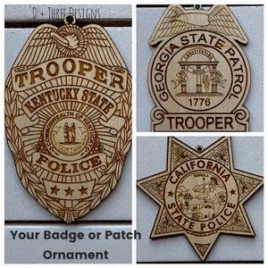 Tucson Police Department Personalized Police Badge Ornament or - Etsy