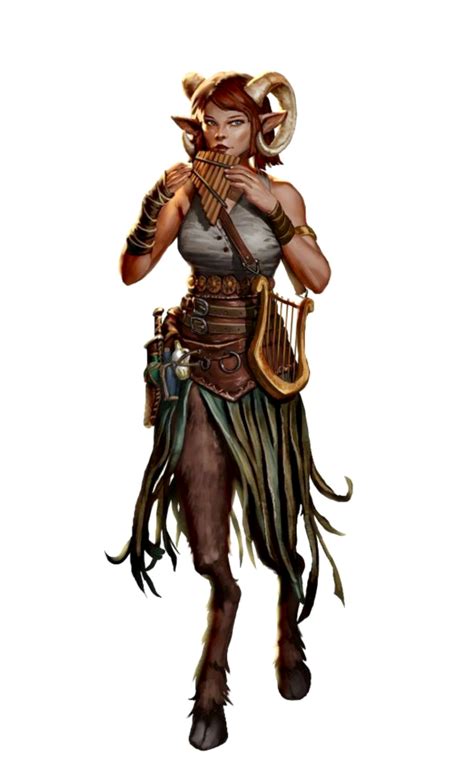 Female Satyr Fey - Pathfinder 2E PFRPG DND D&D 3.5 5E 5th ed d20 fantasy | Satyr, Fantasy ...