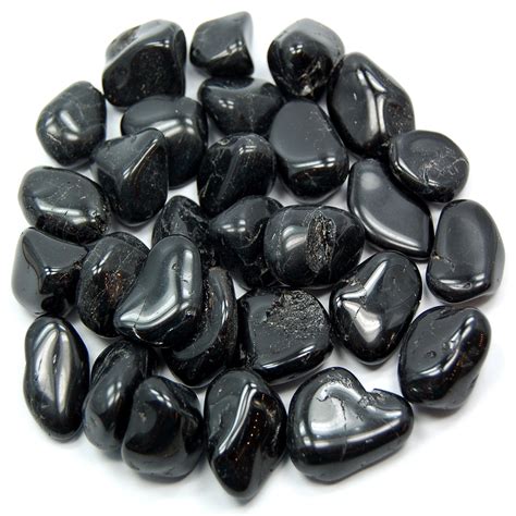 Tumbled Black Tourmaline - Tumbled Stones- Black Tourmaline (Schorl)