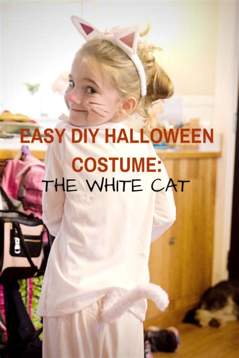 Easy-Peasy DIY Halloween Costume :: The White Cat