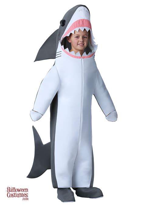 Great White Shark Kids Costume | Shark costume kids, Shark costumes, Toddler shark costume