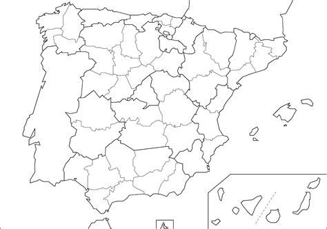 mapa españa provincias mudo - Buscar con Google Irregular Verbs, Color By Numbers, Natural Park ...