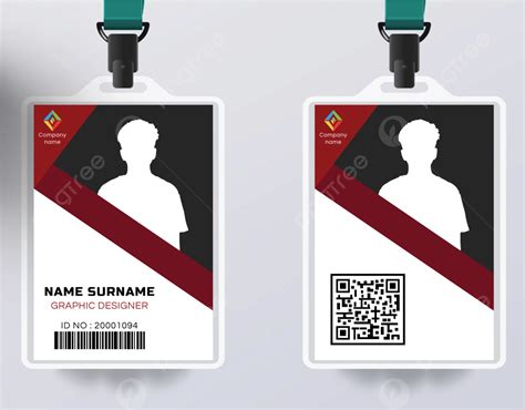 Minimalist Id Card Design With Creative Geometric Vec - vrogue.co