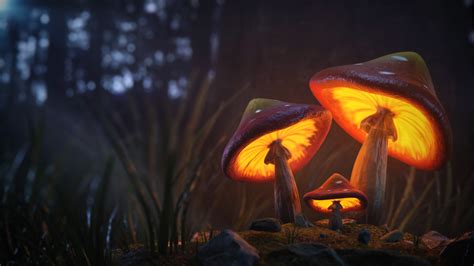 ArtStation - Magical mushroom forest (Blender)