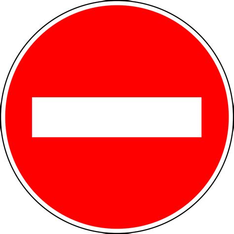 Free vector graphic: No Entry, Traffic Sign, Sign - Free Image on ...