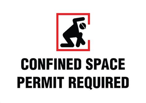 Premium Vector | Confined space