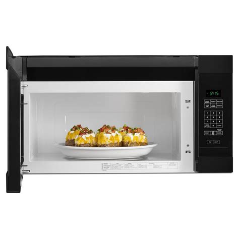 AMANA 1.6 Cu. Ft. 1000W Over the Range Microwave Oven AMV2307PFB | ABC ...