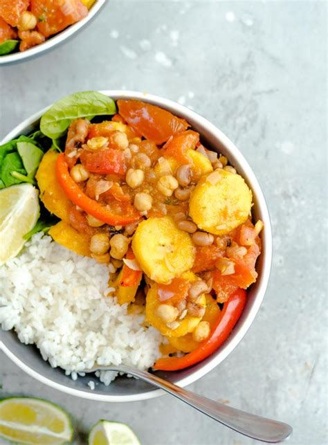 Vegan Plantain Curry Recipe - Running on Real Food