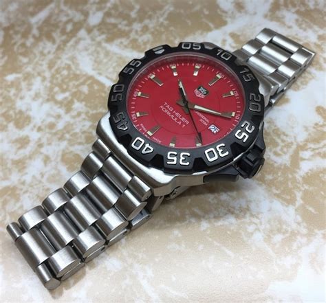 TAG Heuer - Formula 1 Red Dial - Ref. WAH1112 - Men - - Catawiki