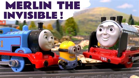 Thomas And Friends Track Master Engine Merlin The Invisible Railway ...