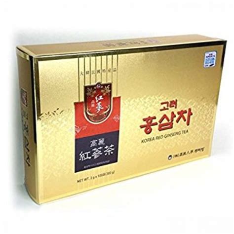 Korea Red Ginseng Tea 100 Bags (3g100) Anti-aging,Anti Stress out Korean Ginseng – Korea E Market