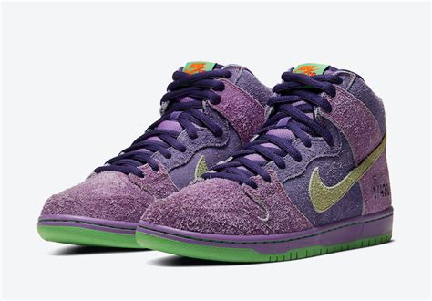 Nike SB Dunk High 420 Purple Skunk CW9971-500 Release Date - SBD