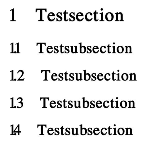 Placement of dots between section and subsection numbers with Gandhari Unicode font | Solveforum