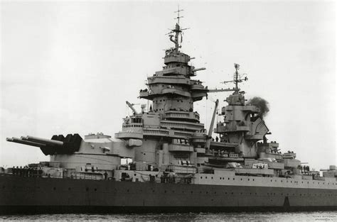 French battleship Richelieu [2,400x1,481] : r/WarshipPorn