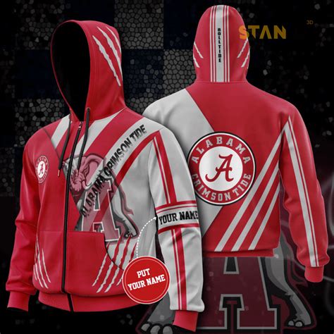 Alabama Crimson Tide zipper hoodies